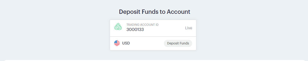 Deposit funds on fxview